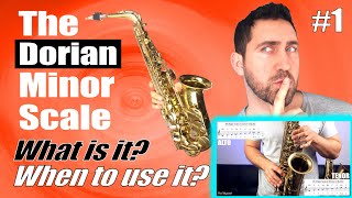 Dorian Minor Scale on SAX  Jazz Modes  Saxophone Lesson by Paul Haywood [upl. by Kcirtap756]