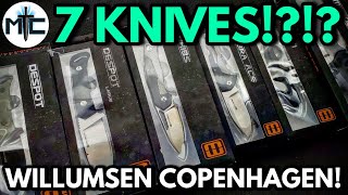 Unboxing SEVEN Willumsen Copenhagen Knives [upl. by Attenrev]