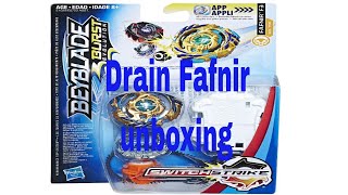 Drain fafnir beyblade burst starter pack unboxingreview [upl. by Norbel]