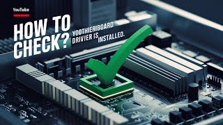 How to Check if Your Motherboard Driver is Installed [upl. by Dnalyr]