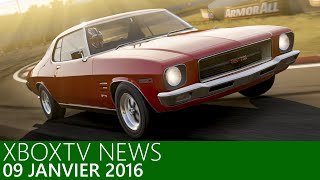 XboxTV News S02E12  Games with Gold de janvier les sorties 2016 les plus attendues Forza 6 [upl. by Hodges394]