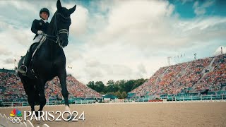 Sights and sounds from equestrian at the Chateau de Versailles  Paris Olympics  NBC Sports [upl. by Peednus374]