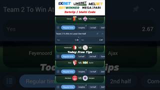 Soccer predictions for today 1xbet linebet melbet megapari betwinner 1win [upl. by Malvia284]