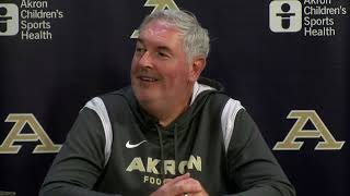 2024 Akron Zips Football Weekly Press Conference [upl. by Eednas]