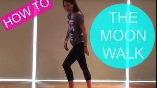 How To Do THE MOONWALK basic easy step by step [upl. by Eolande]