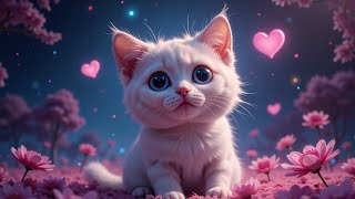 Pink kittencat ai catlover catvideos cutecat aicat [upl. by Drahnreb]