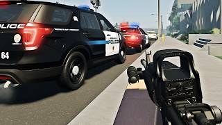 POLICE PATROL GONE WRONG  Los Angeles ALPHA Roblox [upl. by Yeldoow188]