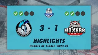 Spartiates de Marseille 31 Boxers de Bordeaux  Highlights  Synerglace Ligue Magnus 2324 [upl. by Acenom727]