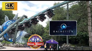 Galactica in 4K POV  Alton Towers Resort [upl. by Devitt959]