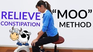 Natural Constipation Relief in 3 Easy Steps quotMOO to POOquot [upl. by Ellertal637]