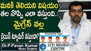 Doctor Tips  Different Types of Headaches  Symptoms amp How To Cure Migrane [upl. by Ecienal738]