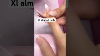 Xl almond nails [upl. by Ynattyrb92]