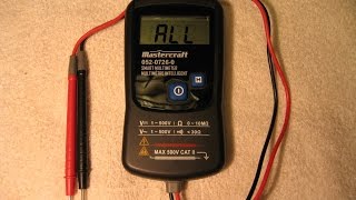 Mastercraft 05207260 also 5207260 Smart Multimeter Review [upl. by Buna]