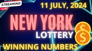 New York Midday Lottery Results For  11 Jul 2024  Numbers  Win 4  Take 5  NY Lotto  Powerball [upl. by Ahsait]