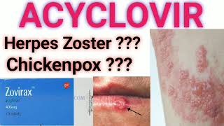 Acyclovir tablet । Zovirax tablet । Harpiesअधेडी का इलाज।usesside effect in hindi [upl. by Chao]