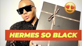 SUPER RARE HERMES SO BLACK BIRKIN UNBOXING HOW TO GET ONE YOURSELF [upl. by Leanahtan]