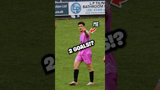 I scored 2 GOALS Goalkeepers make the best Strikers 😂 football [upl. by Rolph]