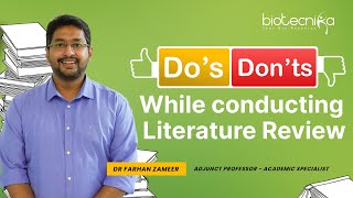 Writing a Literature Review Keep these Important Dos amp Dont in Mind [upl. by Maze]