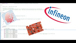 XMC1400 Lesson 1 Part 2  LED Blinking using CCU4 timer slice [upl. by Alikam]