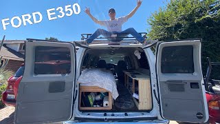 Van Build  Conversion Ford E350 Van Life [upl. by Anawat]