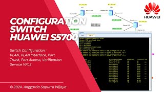 How To Configuration Switch Huawei S5700 In eNSP Labs  Switch Configuration [upl. by Kattie]