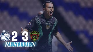 PUEBLA 23 FC JUÁREZ J10  Muy BRAVOS los de JUÁREZ en su visita al CUAUHTÉMOC [upl. by Plafker649]