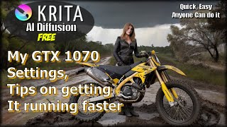 krita Ai  My GTX 1070 settings Tips on getting it running faster [upl. by Dania58]