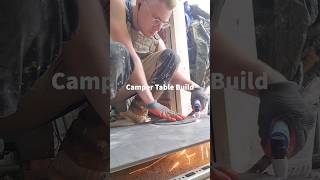 I Built a Custom Table for My DIY Camper Van [upl. by Oniuqa]