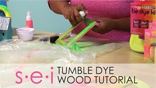 Easy Way to Paint Wood  SEI Tumble Dye [upl. by Nickerson]