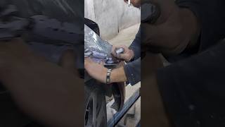 How to tighten a car fender with a hammer car shorts [upl. by Steady28]