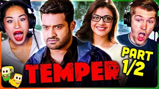 TEMPER Movie Reaction Part 12  Jr NTR  Kajal Aggarwal  Prakash Raj [upl. by Bradeord]