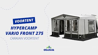 Hypercamp voortent Vario Front  caravan voortent  Obelink [upl. by Schacker917]