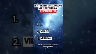 Les trois signes du zodiaque les plus difficiles à contrôler 💥😤😱 [upl. by Proud]