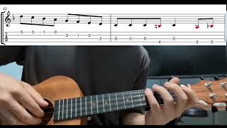 Its Beginning To Look A Lot Like Christmas  Easy Beginner Ukulele Tabs With Playthrough Tutorial [upl. by Popper]