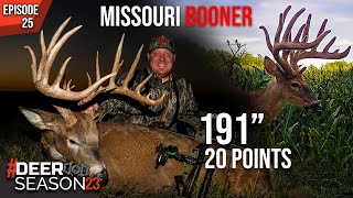 191” Missouri 20 Pointer A Buck of A Lifetime  Brody Shoots His First Deer  Deer Season 23 [upl. by Enialedam]