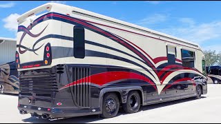 The Nicest Motorhome Under 500k on the Market September 2023  Custom Newell Coach 1292 [upl. by Nolie38]