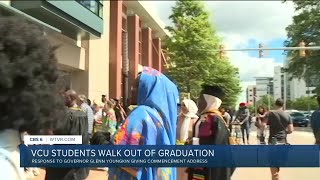 VCU students walk out of graduation [upl. by Cooperstein693]