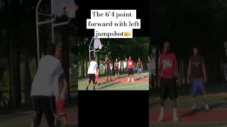 The 64 pointforward with left jumpshot🤛 GlorytoGOD JESUS HOLYSPIRIT basketball basketballgame [upl. by Ettenim346]