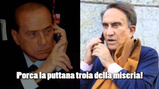 Intercettazione Fede  Berlusconi  Corti Satanici 1 [upl. by Robinett]