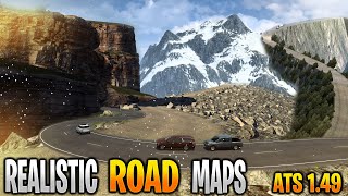 Best Map Mods for ATS Including Dangerous Roads  ATS Mods [upl. by Adamski]