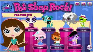 Littlest Pet Shop Pet Shop Rock Flash Game playthrough [upl. by Atilrac]