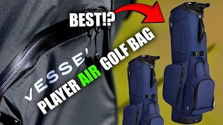 VESSEL Player Air Golf Bag Review 2024 Lightweight Stand Bag for Walking Golfers [upl. by Colas]