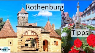 346  Wieso du nach Rothenburg ob der Tauber musst  Tipps für Urlaub in Deutschland [upl. by Bonnette]