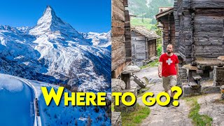 Zermatt or SaasFee Switzerland Where to travel [upl. by Baudin]