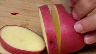 Cooking Tips  How to Slice Red Potatoes [upl. by Naujal]