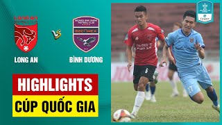 Highlights Long An  Bình Dương  Tiến Linh cùng đồng đội thăng hoa vé tứ kết về tay [upl. by Ailemor356]