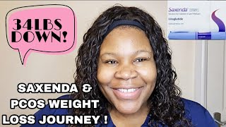 34LBS DOWN SAXENDA amp PCOS WEIGHT LOSS JOURNEY  WEEK 17 WEIGHT LOSS UPDATE  SASSY J [upl. by Ahens]