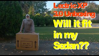 Lectric XP 30 eBike Unboxing amp Folding TestCan it Really Fit in My Sedan [upl. by Jammin]