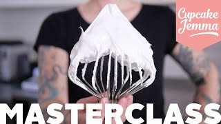 THE SECRET To Perfect Meringues Tutorial amp HowTo  3 Way Meringue Masterclass  Cupcake Jemma [upl. by Nivlek62]