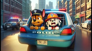 Paw Patrol Ultimate Rescue  CHASE x MARSHALL GOES TO JAIL Whats Going On Funny Story  Rainbow 3 [upl. by Siddra636]